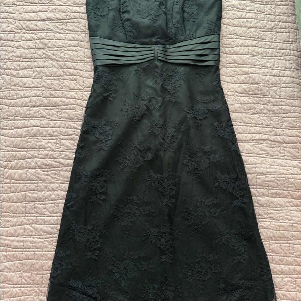 White House Black Market Cocktail Dress. Elegant Black Lace Dress